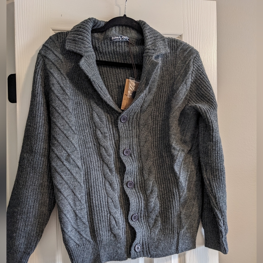 Paul Jones Medium Men's Cardigan